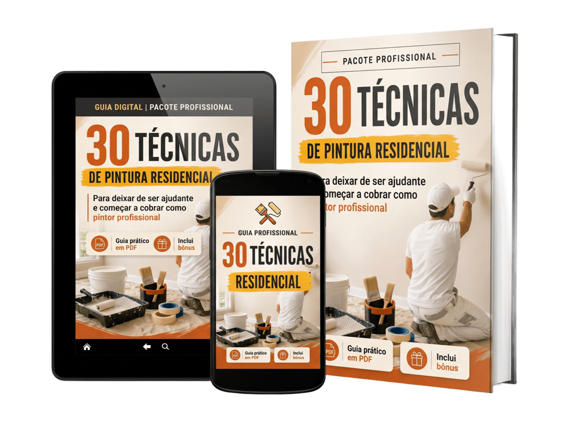 Pacote Profissional — 30 Técnicas de Pintura Residencial